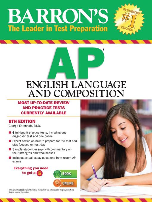 Cover image for Barron's AP English Language and Composition
